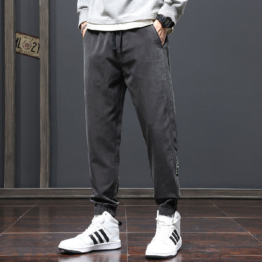 Herren Relaxed-Fit Joggerhose mit elastischem Bund, Kordelzug und Bündchen Nord Taschen