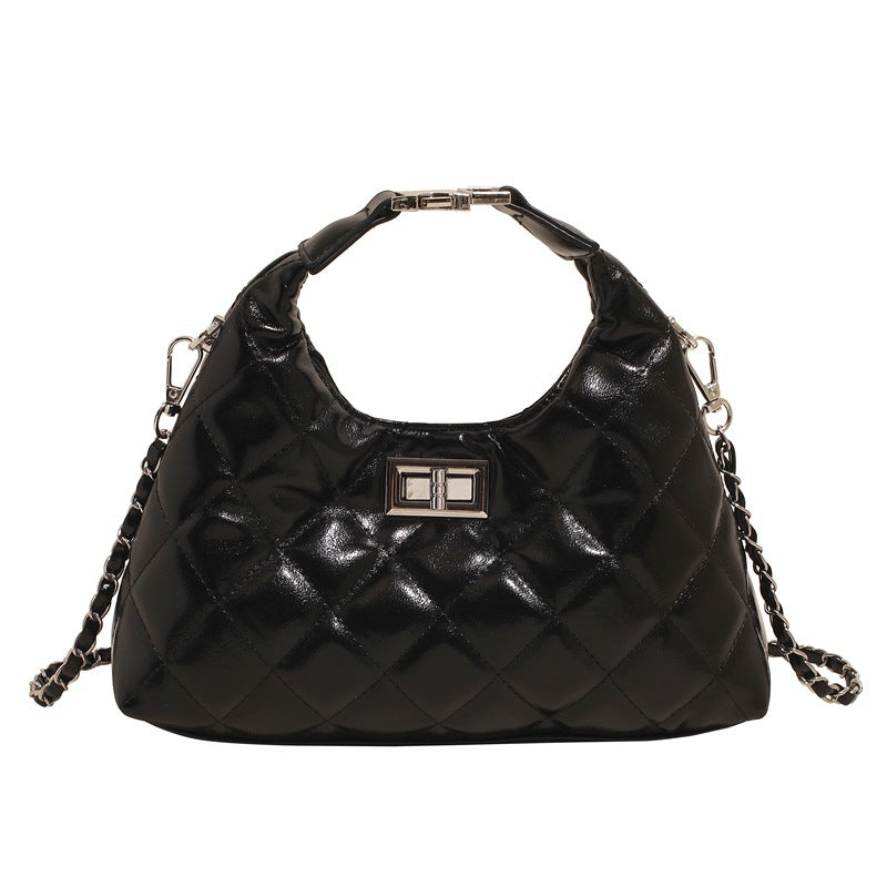 Damen Mini-Bag mit elegantem Steppdesign und schickem Kettenverschluss Nord Taschen