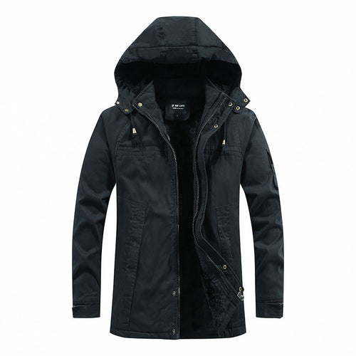 Herren Wetterfeste Outdoor-Jacke mit Fleecefutter Nord Taschen