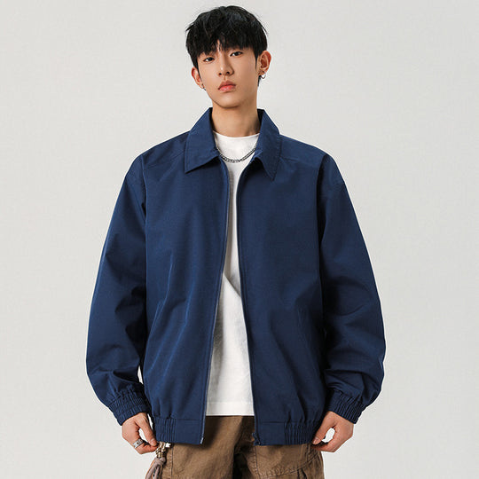Herren Legere Übergangsjacke mit Reißverschluss und elastischem Saum Nord Taschen