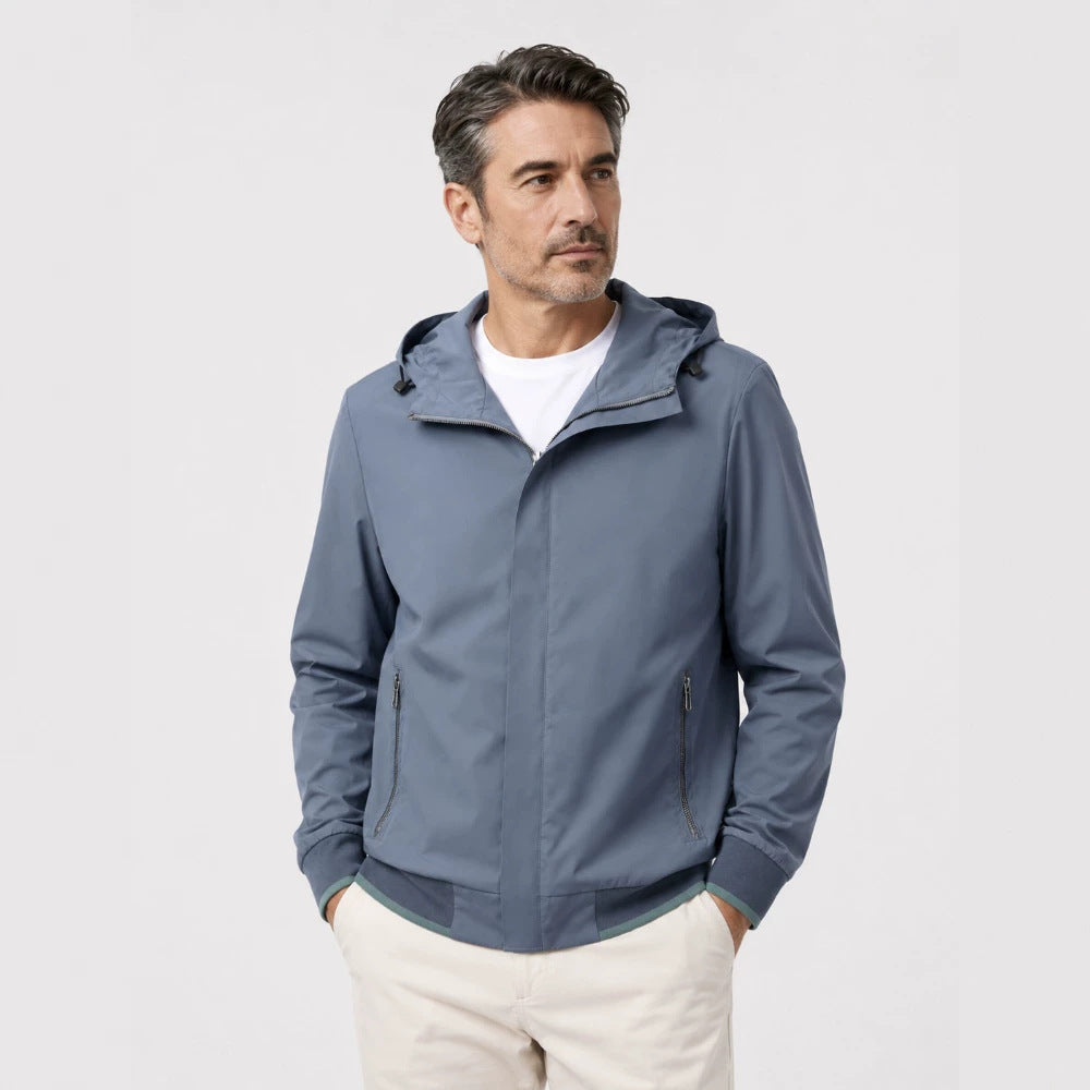 Herren Leichte Übergangsjacke mit Kapuze Nord Taschen