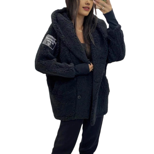 Damen Oversized Teddyjacke