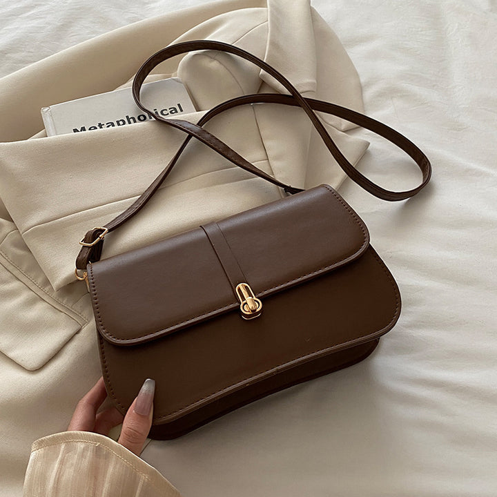 Damen elegante Umhängetasche mit hochwertiger Lederverarbeitung und edlem Verschluss Nord Taschen