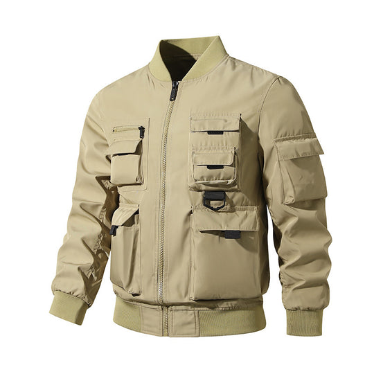 Herren Funktionale Bomberjacke mit zahlreichen Taschen Nord Taschen