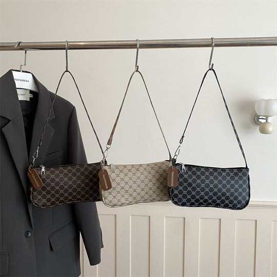 Damen modische Umhängetasche mit dekorativem Muster und abnehmbarem Schulterriemen Nord Taschen