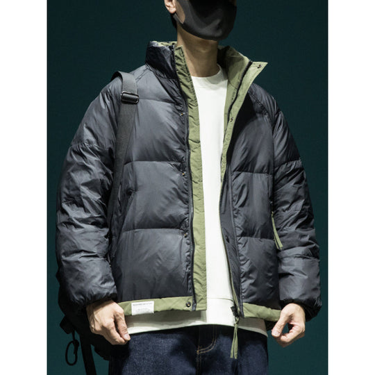 Herren Leichte gesteppte Thermo-Outdoorjacke mit Kapuze Nord Taschen