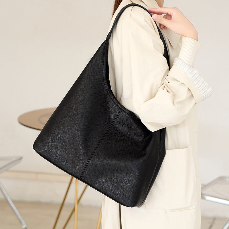 Damen Hobo-Handtasche aus weichem Leder mit praktischem Design Nord Taschen