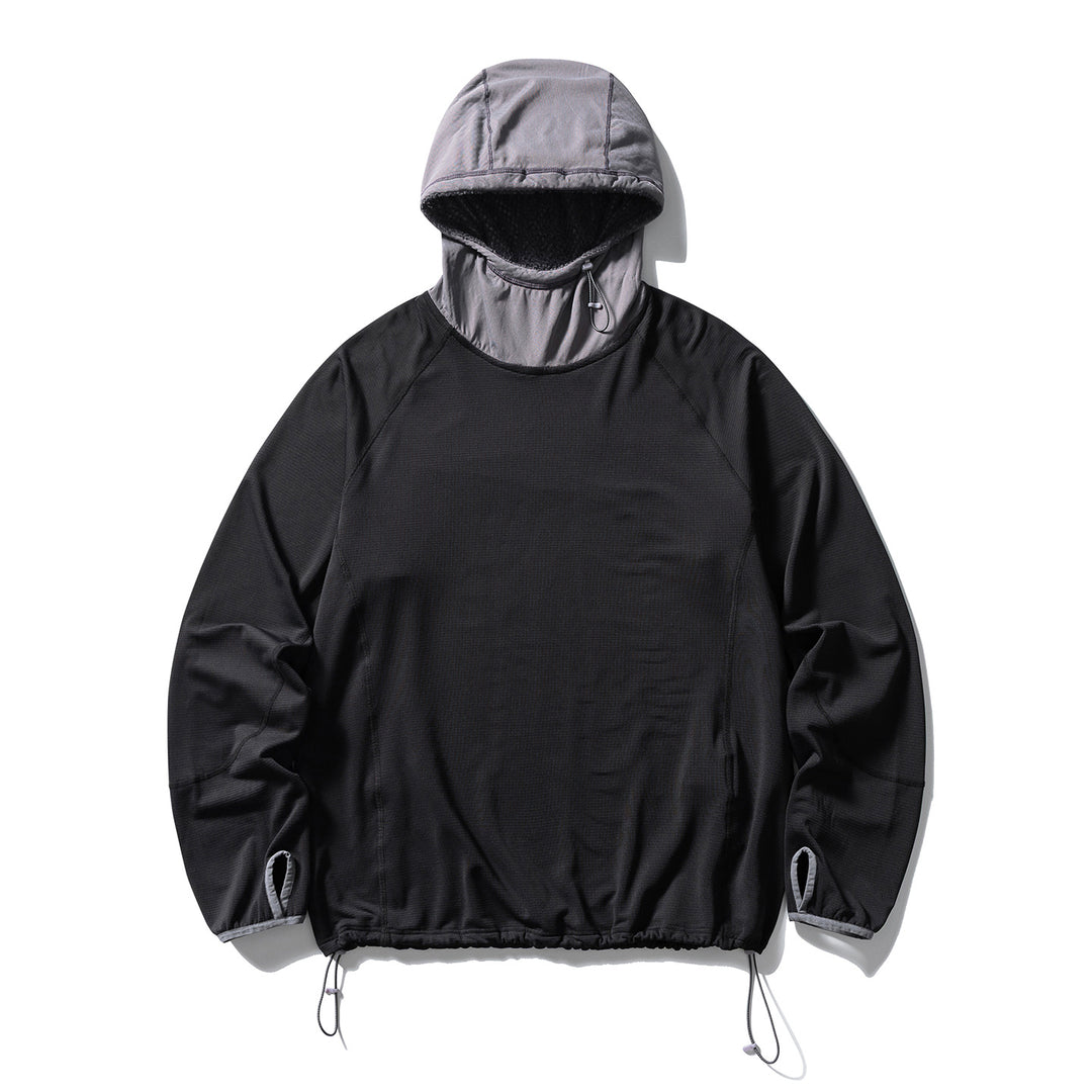 Unisex Technischer Kapuzenpullover mit verstellbarem Saum, isolierter Innenkapuze und Daumenöffnungen Nord Taschen