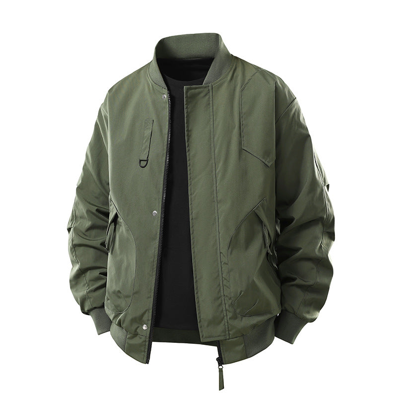 Men's  technical insulated bomber jacket with utility pockets and zip closure Nord Taschen