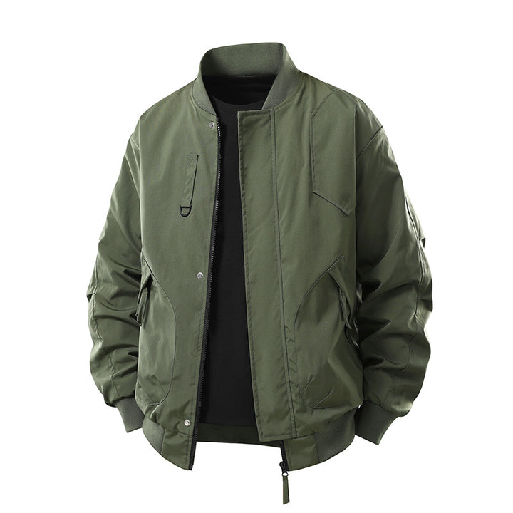 Men's  technical insulated bomber jacket with utility pockets and zip closure Nord Taschen