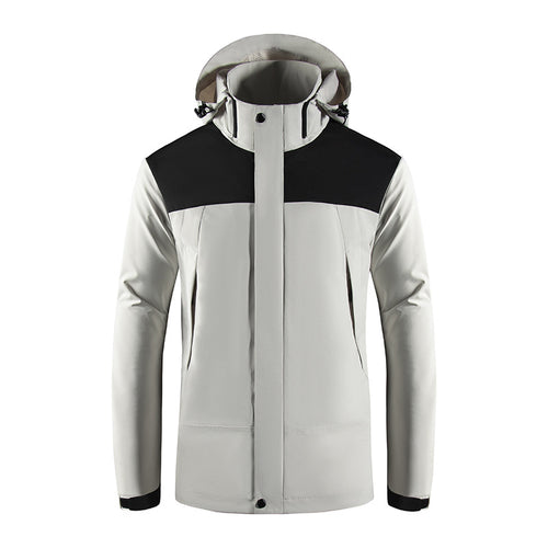 Herren Wind- und Wasserabweisende Softshelljacke mit Kapuze und verdecktem Reißverschluss Nord Taschen