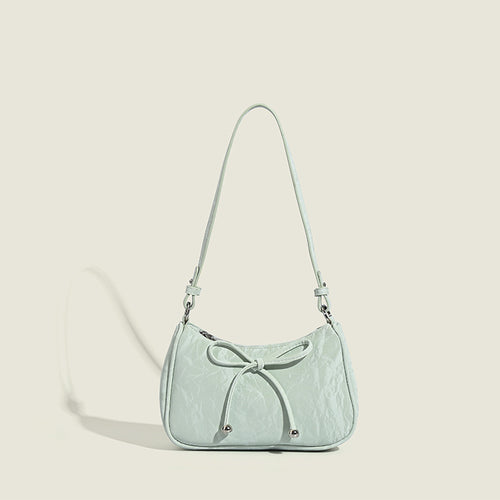 Damen elegante Mini-Handtasche mit verspieltem Kordelzug Nord Taschen