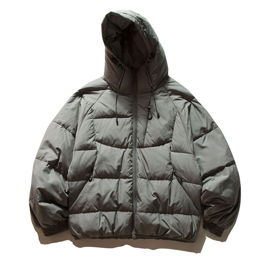 Herren Voluminöse Steppjacke mit Thermo-Isolierung und hoher Kapuze Nord Taschen