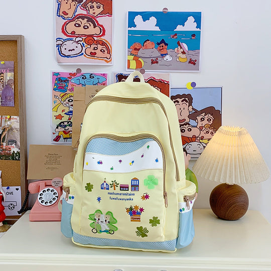 Damen Rucksack mit buntem Motiv und praktischen Fächern Nord Taschen