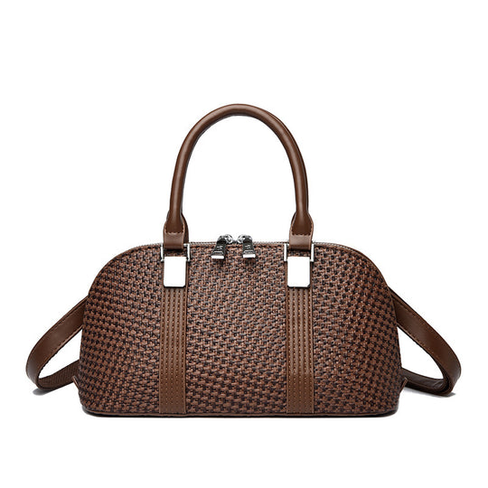 Damen modische Handtasche mit geflochtenem Design und verstellbarem Schulterriemen Nord Taschen