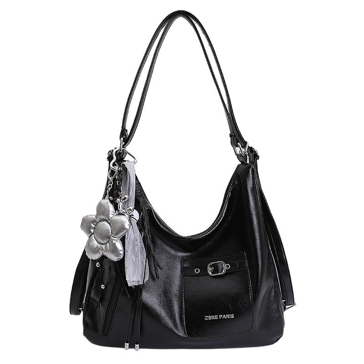 Damen Hobo-Tasche aus schmeichelndem Kunstleder mit praktischen Fächern Nord Taschen