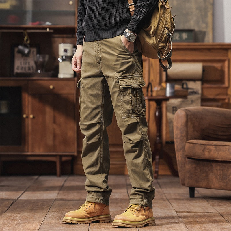 Herren Tapered Utility‑Cargo‑Hose mit Mehrfachtaschen und verstärkten Kniepartien Nord Taschen