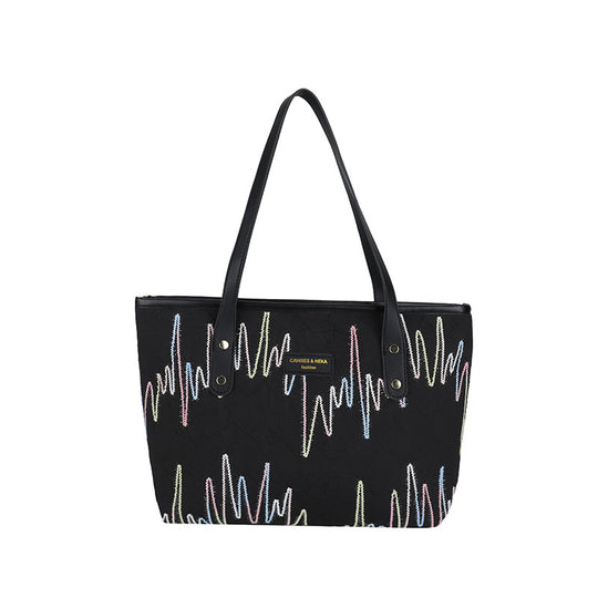 Damen Tragetasche mit modernem grafischen Design Nord Taschen