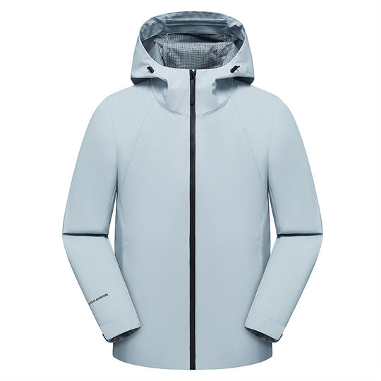 Herren dreilagige Softshell-Kapuzenjacke mit nahtversiegelter Wetterschutzmembran und ergonomischem Schnitt Nord Taschen