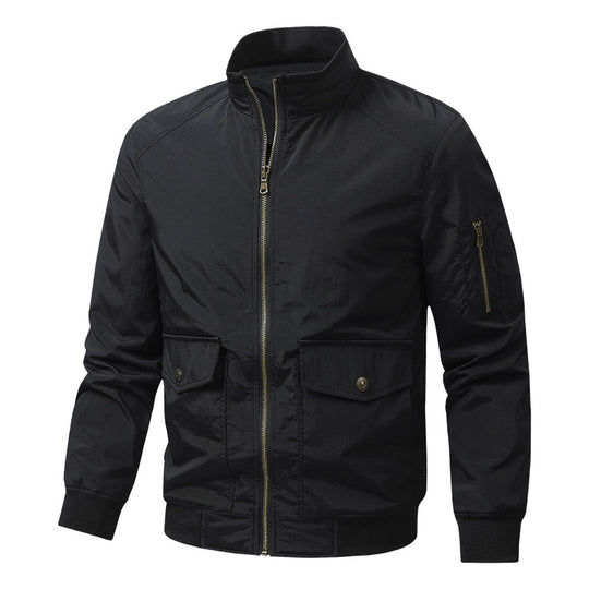 Herren Sportliche Jacke mit hohen Kragen und praktischen Taschen Nord Taschen
