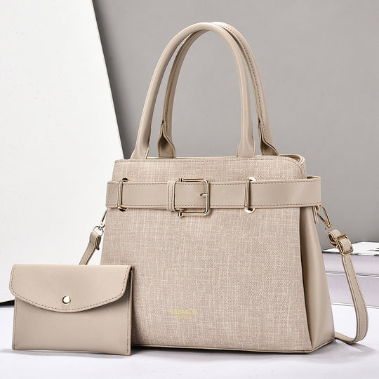 Damen elegante Umhängetasche mit abnehmbarem Mini-Portemonnaie Nord Taschen