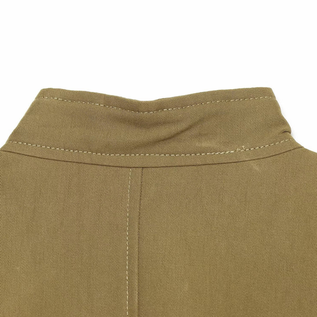 Damen Taillierte Cropped-Jacke mit Stehkragen und Prinzessnähten Nord Taschen