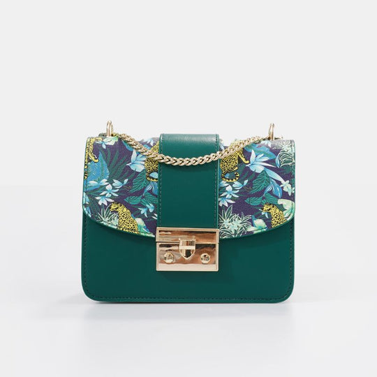 Damen elegante Umhängetasche mit floralem Design Nord Taschen