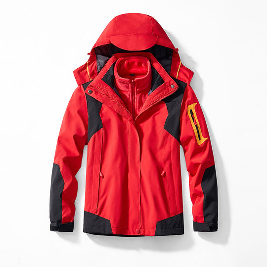 Herren atmungsaktive Outdoor-Windejacke Nord Taschen