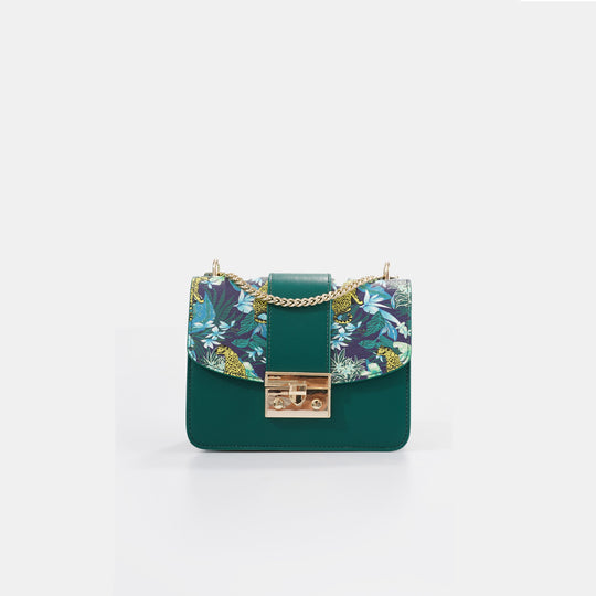 Damen elegante Umhängetasche mit floralem Design Nord Taschen