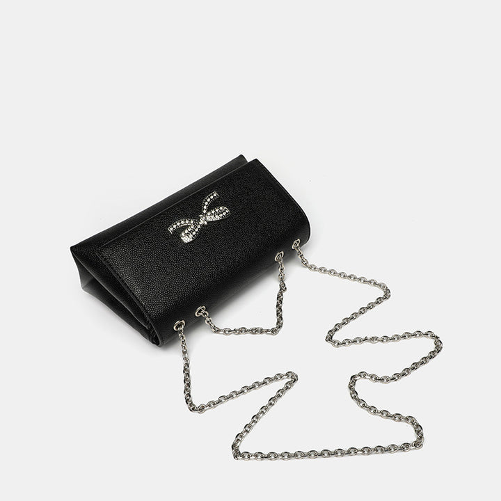 Damen Clutch-Tasche mit funkelndem Kristallverzierung Nord Taschen