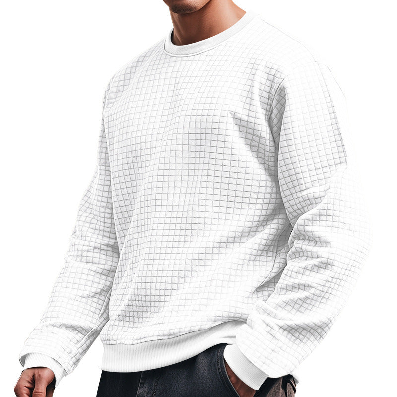 Herren Langarm-Sweatshirt mit strukturiertem Design und elastischen Bündchen Nord Taschen