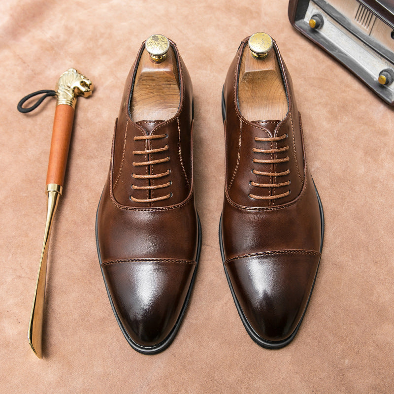 Herren Elegante Schnürschuhe aus hochwertigem Leder mit komfortabler Innensohle