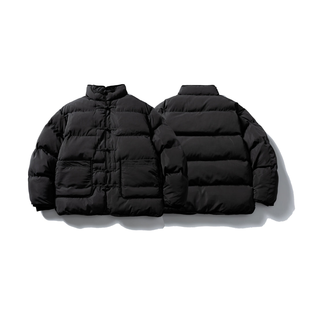 Herren Wattierte Boxy‑Jacke mit Knoten‑Toggle und minimalistischer Außenhülle Nord Taschen