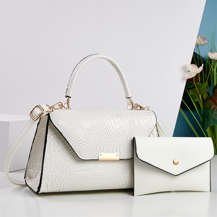 Damen Handtasche mit elegantem Krokodillederdesign Nord Taschen