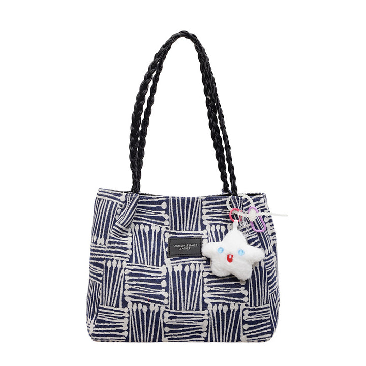 Damen Hobo Tasche mit geflochtenem Tragegriff Nord Taschen