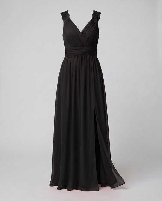 Abendkleid Damen V-Ausschnitt