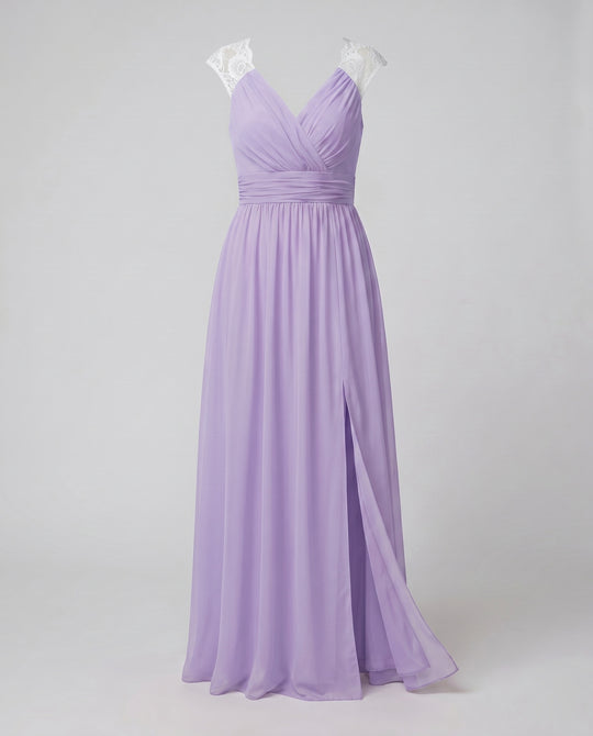Abendkleid Damen V-Ausschnitt