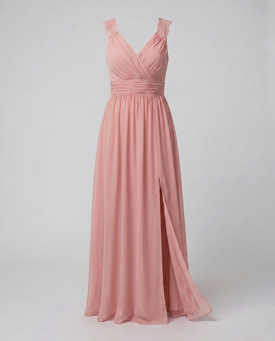 Abendkleid Damen V-Ausschnitt