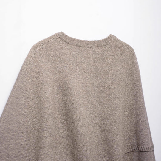 Damen Cape-Cardigan mit durchgehender Knopfleiste und doppellagigem Saum Nord Taschen