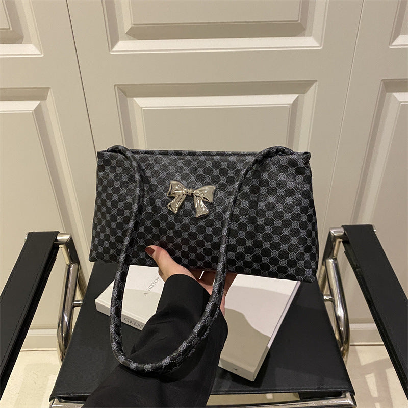 Damen elegante Umhängetasche mit stilvollem Bow-Design Nord Taschen