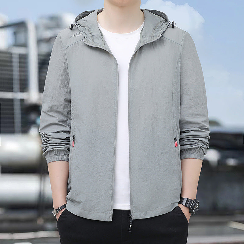 Herren Leichte Windjacke Nord Taschen