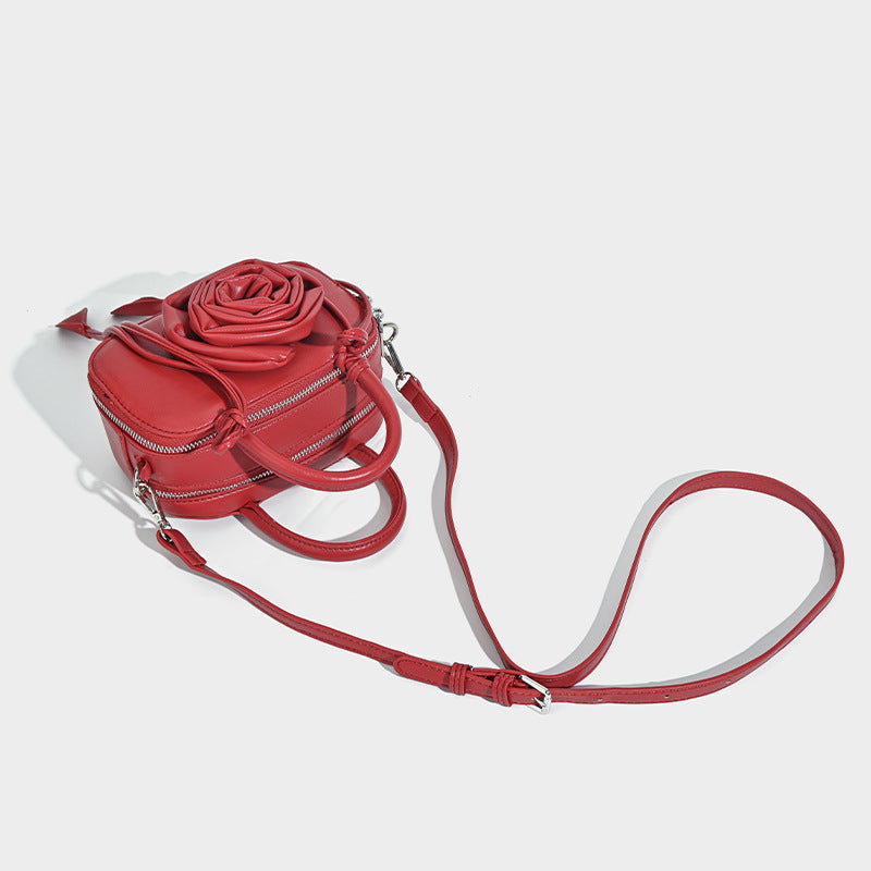 Damen Handtasche mit verspieltem Rosenmotiv Nord Taschen