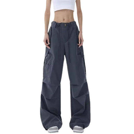 Damen Cargo-Hose im lässigen Oversized-Schnitt mit praktischen Taschen und verstellbarem Bund Nord Taschen