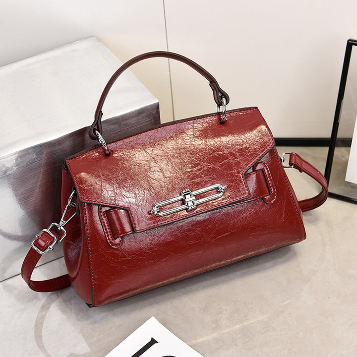 Damen elegante Umhängetasche mit hochwertigem Leder und verstellbarem Tragegurt Nord Taschen