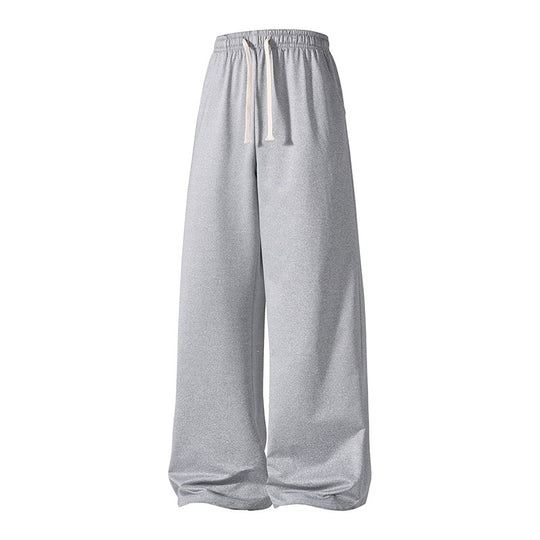 Damen Weite Palazzo-Hose mit elastischem Tunnelzugbund und fließender Satinoptik Nord Taschen