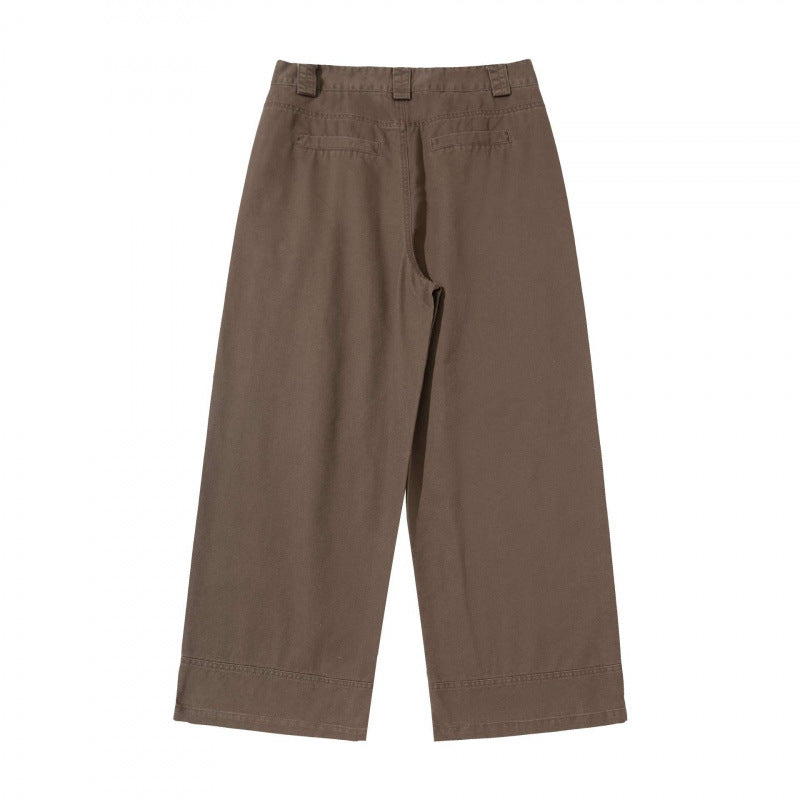 Damen Weite Highwaist-Culottehose mit Utility-Taschen und legerer Cropped-Silhouette Nord Taschen