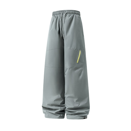 Unisex Weite wasserabweisende Outdoor-Hose mit hohem Bund und Reißverschlusstasche Nord Taschen