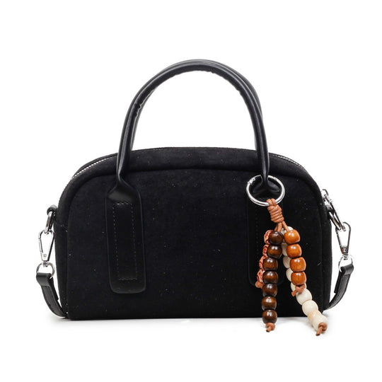 Damen Vintage-inspiriertes Handtaschenmodell mit abnehmbarem Anhänger Nord Taschen
