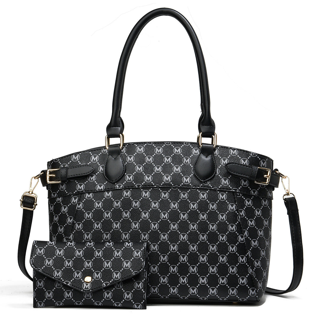 Damen elegante Shopper-Handtasche mit abnehmbarer Kosmetiktasche Nord Taschen