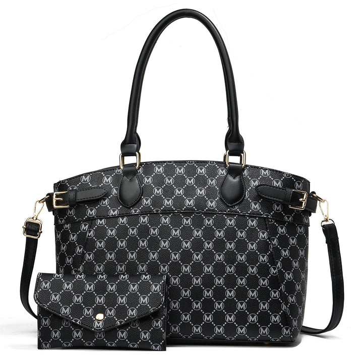 Damen elegante Shopper-Handtasche mit abnehmbarer Kosmetiktasche Nord Taschen